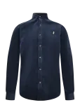 MCS - Mcthue Shirt Ls Wvn - Velvets&auml;rgid - S