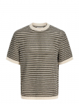 Jack & Jones - Jorcarlo Knit Crew Neck Styd Ss26 - L&uuml;hikeste varrukatega - XL