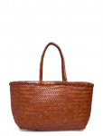 Dragon Diffusion - Triple Jump Big Woven Leather Tote Bag - Ostukotid - ONE SIZE