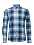 Lindbergh - Checked Brushed Shirt L/S - Ruudulised s&auml;rgid - XL