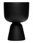 Iittala - Nappula Plant Pot 230X155 Matte Black - Lillepotid - 230X155MM