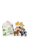 Mentari - Happy Stacking - Farm Animals - Puidust kujud - ONE SIZE