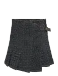 GANNI - Fluffy Denim Wrap Mini Skirt - Teksaseelikud - 42