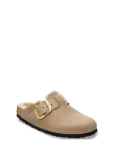 Birkenstock - Boston Bb Shearling Leoi Tabacco Br Laf - Madalad muulad - 39