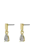 SN&Ouml; Of Sweden - Trinity Drop Pin Ear  G/Clear - Onesize - Needid - ONE SIZE