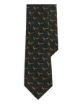 Polo Ralph Lauren - Pheasant-Print Wool Challis Tie - Lipsud - ONE SIZE