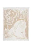 Arabia - Moomin Cotton Throw 130X170 Beige Gots - Tekid ja pleedid - 130X170CM