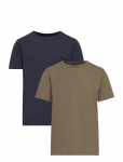 Minymo - Basic 32 -T-Shirt Ss (2-Pack) - L&uuml;hikeste varrukatega - 134