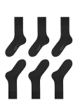 Falke - Falke Airport Bundle 3P So - Tavalised sokid - 43-44