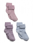 Mp Denmark - Ida Glitter Socks - 3-Pack - Sokid - 19/21