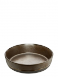 Aida - Raw Metallic Brown - Suppe Tallerken 1 Stk D19,4 X H4,5 Cm - Serveerimiskausid - ONE SIZE