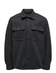 ONLY & SONS - Onsash Ovr Woolen Look Pkt Ls Shirt Noos - Pealiss&auml;rgid - S