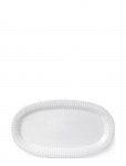 K&auml;hler - Hammersh&oslash;i Ovalt Serveringsfad 40X22.5 Hvid - Serveerimisvaagnad - ONE SIZE 22