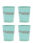 Serax - Tea Cup 33Cl Azure-Stripes Red Feast By Ottolenghi Set/4 - Teetassid - 33 CL