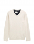 Tom Tailor - Basic V-Neck Knit - V-kaelusega - XXL