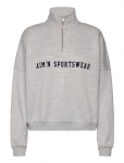 Aim&acute;n - Varsity Sweat Half Zip - Dressipluusid - S