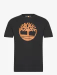 Timberland - Kennebec River Tree Logo Short Sleeve Tee Black/Wheat Boot - L&uuml;hikeste varrukatega - S