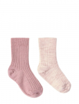 Lindex - Sock 2 P Wool Knit - Sokid - 16/18