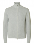 Selected - Slmdane Ls Knit Structure Full Zip Noos - Lukuga džemprid - XXL