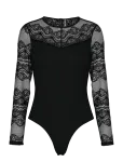 Pieces - Pcsinna Ls Bodystocking - Bodid ja aluskleidid - S