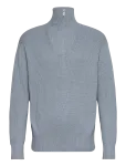 Selected - Slhdry Ls Knit Relaxed Half Zip - Poolpika lukuga džemprid - XL