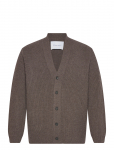 Garment Project - Wool Knit Cardigan - Dark Taupe Mel - Kardiganid - L