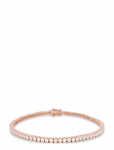 Marmara Sterling - Goldplated Tennis Bracelet - K&auml;eketid - ONE SIZE 18 cm
