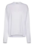 Weekday - Long-Sleeved Boxy Cotton T-Shirt - Pikkade varrukatega - XS