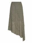 Bubbleroom - Asymmetric Lace Skirt - P&otilde;lveni ja midiseelikud - S