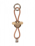 Kay Bojesen - Abe Guld N&oslash;glering Med Naturl&aelig;der Teak/Limba - V&otilde;tmehoidjad - ONE SIZE