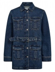 IVY Copenhagen - Ivy-Kay Belted Uniform Jacket Wash - L&uuml;hikesed teksap&uuml;ksid - 38