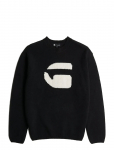 G-Star - G Logo Relaxed R Knit - &Uuml;mara kaelusega - XL
