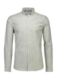 Lindbergh - Striped Superflex Oxford L/S - Oxfordi s&auml;rgid - L