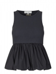 STINE GOYA - Rib / Light Cotton, Sleeveless Balloon Top - Varrukateta - M
