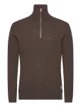 Lindbergh - Lambswool Half Zip Knit Oversize Collar - Poolpika lukuga džemprid - XL