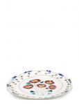 Serax - Serax Marni Midnight Flowers Serving Plate L D35Cm Mirtillo Nude - Serveerimisvaagnad - &Oslash; 35 CM
