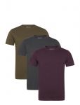 Selected - Slhcormac Ss O-Neck Tee 3-Pack - L&uuml;hikeste varrukatega - XL