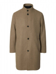 Selected - Slmrainar Wool Blend Coat Noos - Villased mantlid - S