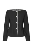 STINE GOYA - 2360 Structured Crepe, Square Neckl - Kerged suvejakid - XS
