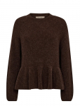 MOS MOSH - Mmthora O-Neck Frill Knit - Pikkade varrukatega - XL