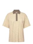 Monki - Short-Sleeved Polo T-Shirt - Polod - M