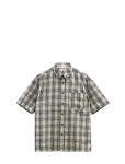 Anerkjendt - Akotto Seersucker Check Ss Shirt - L&uuml;hikeste varrukatega s&auml;rgid - S