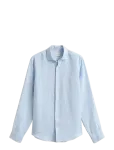Gant - Reg Linen Stripe Shirt - Linased s&auml;rgid - XL