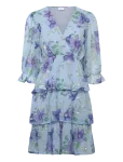 Vila - Vimagnolia 3/4 -Neck Short Dress/Dc/Ka - L&uuml;hikesed kleidid - 38
