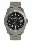 Timex - Deep Water Reef Titanium Auto Blk Dial Titanium Bracelet - Analoogkellad - 41 MM