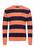 Polo Ralph Lauren - 5/1 Roving Cotton-Sweater-Pullover - &Uuml;mara kaelusega - S