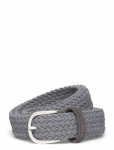 Anderson's - Elastic Woven Belt Grey - 3 Cm - Punutud v&ouml;&ouml;d - 85