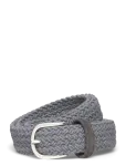 Anderson's - Elastic Woven Belt Grey - 3 Cm - Punutud v&ouml;&ouml;d - 85
