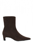 ALOHAS - Ambar Suede Brown Leather Ankle Boots - Kontsaga poolsaapad - 36