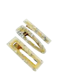Pipol's Bazaar - Betsy Hair Clip 3 Pcs Blue Spot - Juukseklambrid - ONE SIZE